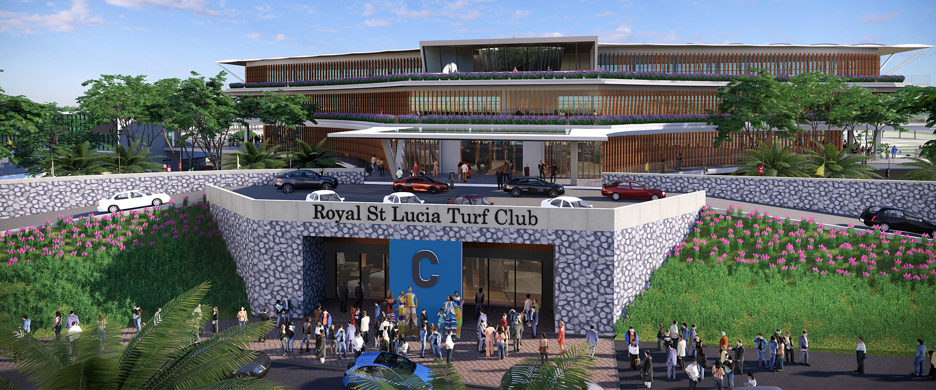 圣卢西亚皇家赛马会是加勒比区数一数二的赛马场,位于加勒比海之珠综合性发展项目A址的驭马潟湖湾。