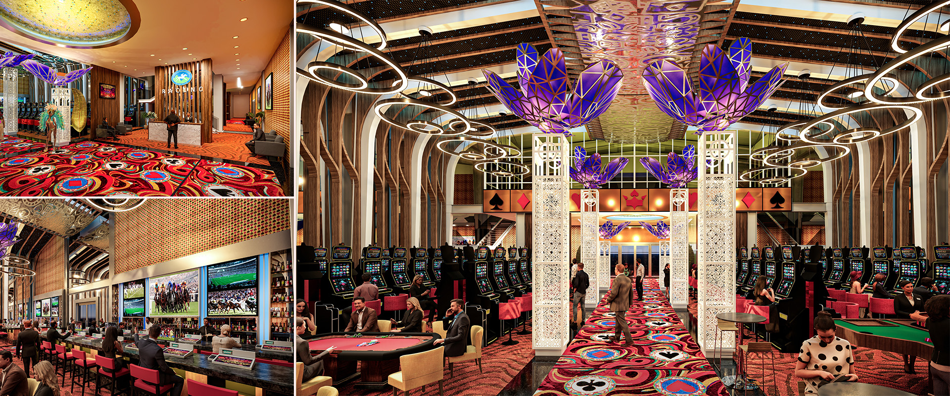 Strategically located within the Royal Saint Lucia Turf Club, the Racino provides lifestyle amenities & entertainment to surrounding hotels.