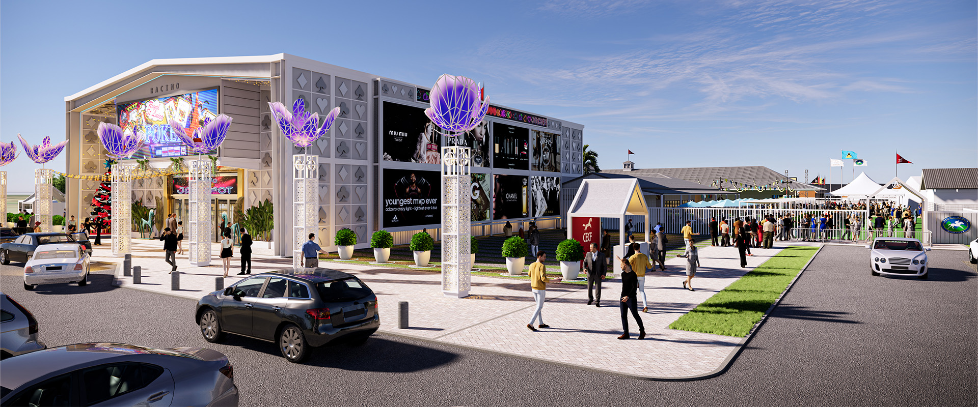 Strategically located within the Royal Saint Lucia Turf Club, the Racino provides lifestyle amenities & entertainment to surrounding hotels.