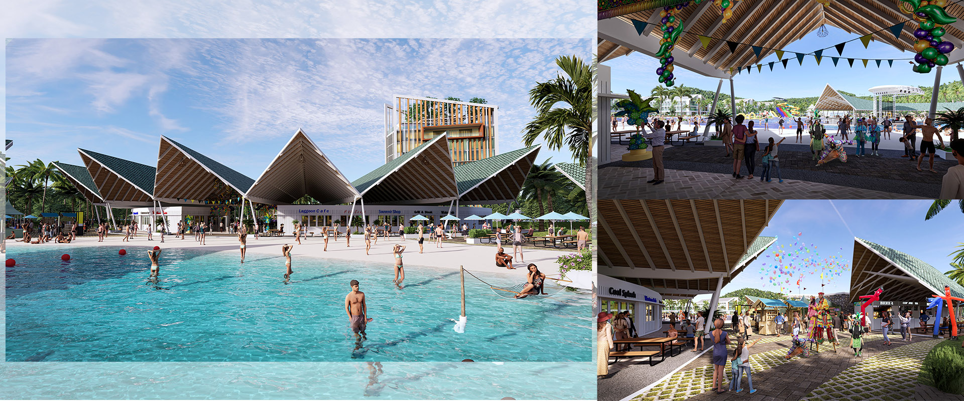 The first luxury beach lagoon retreat in the southern Caribbean.