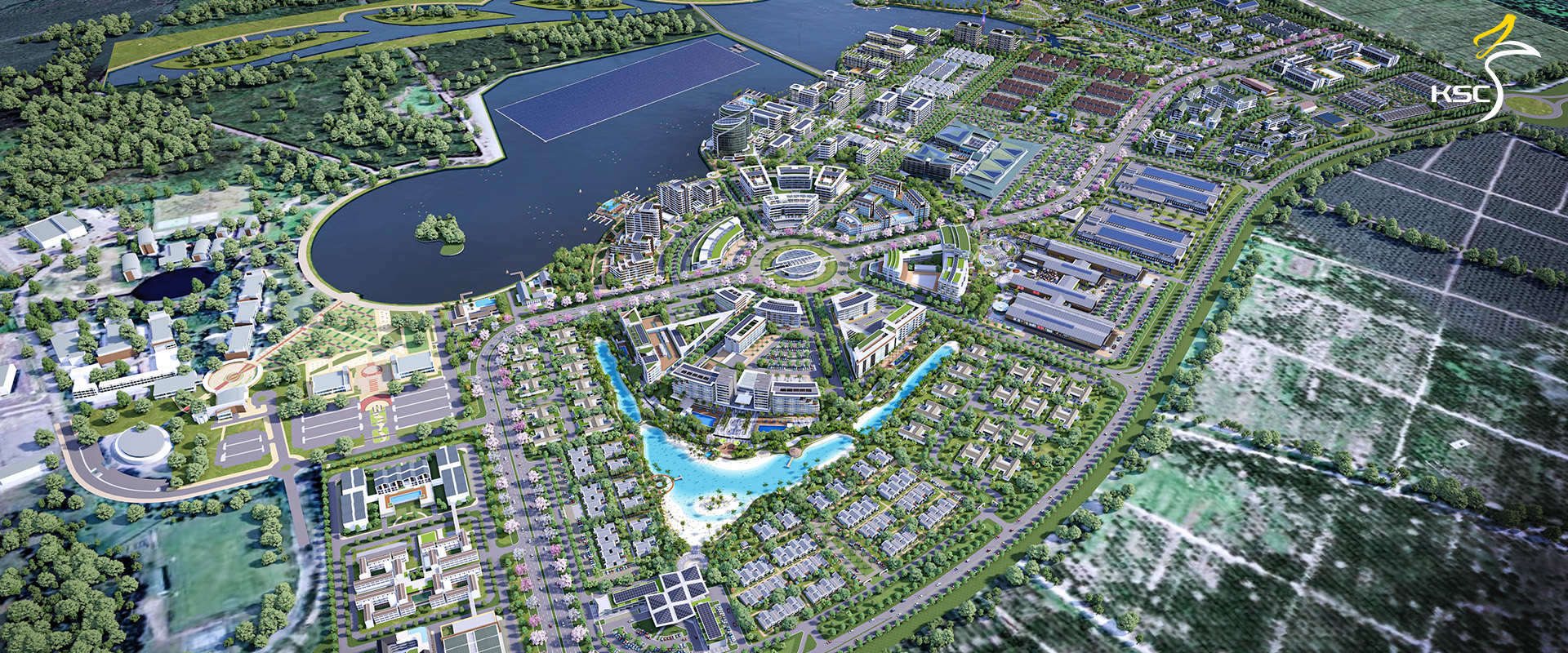 Kenyalang Smart City (KSC) is an integrated smart city development designed to drive economic growth in the northern economic corridor of the State of Sarawak.