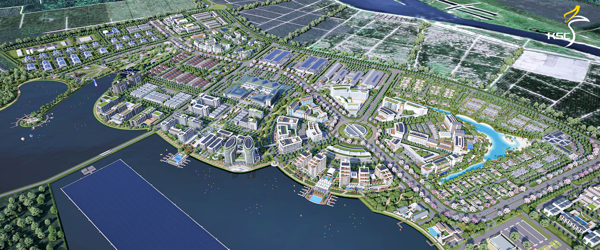 Kenyalang Smart City (KSC) is an integrated smart city development designed to drive economic growth in the northern economic corridor of the State of Sarawak.
