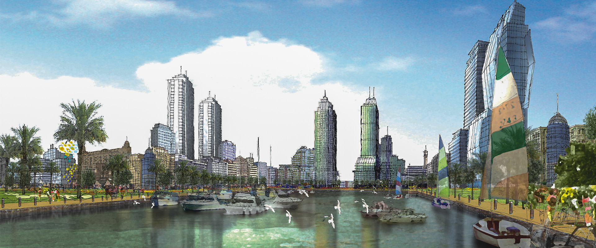 Madinat Al Arab will be a sustainable city where one can live, work and play in a pleasant and conducive environment.