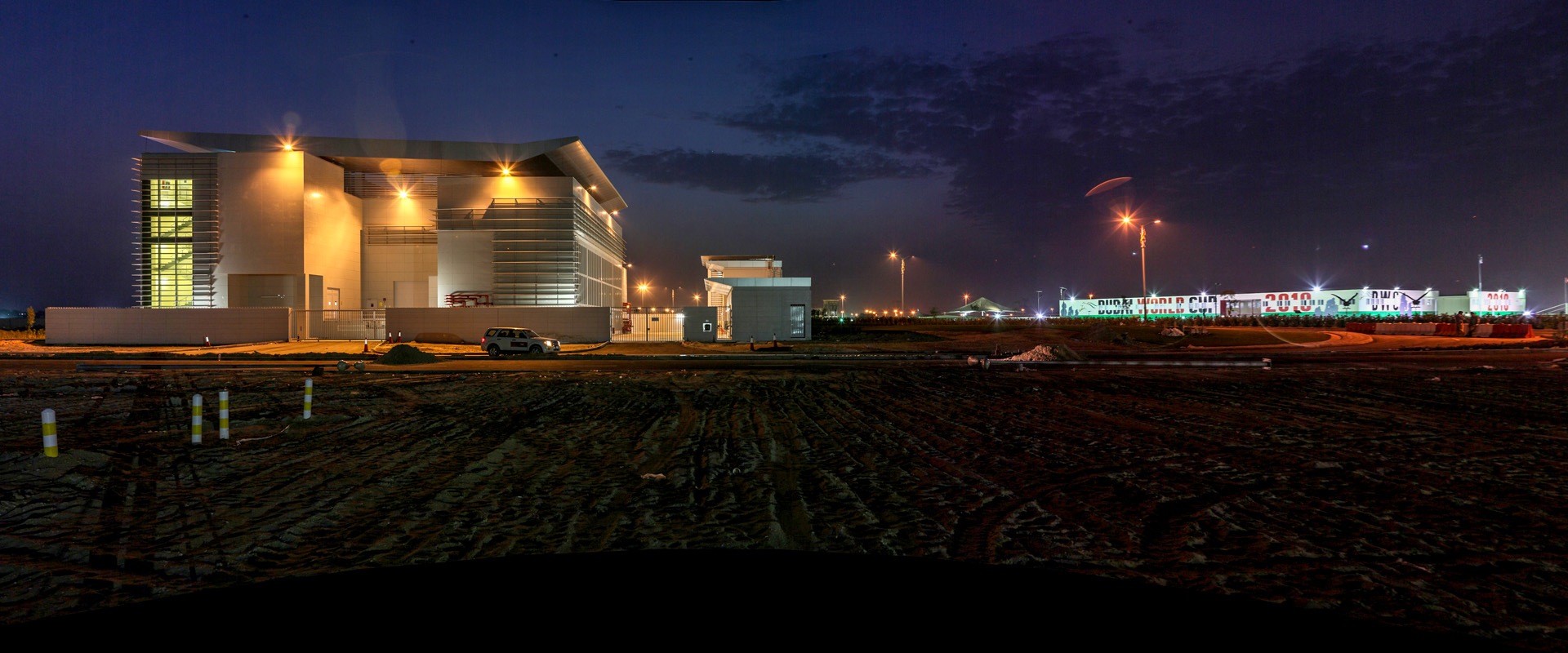 Power supply for the Meydan grandstand is supplied by substations that form part of the development.