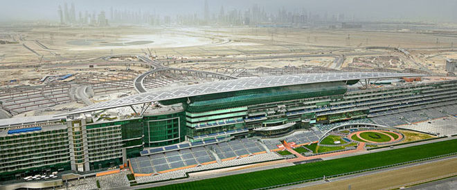 Nowhere else in the world and in the near future will a grandstand as magnificent as Meydan will probably be realized.