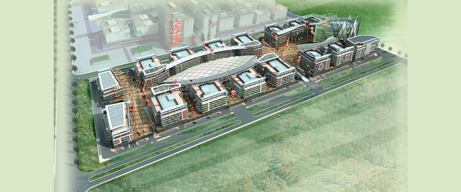 Business parks are lifestyle centers where the creative and business cultures are enhanced to achieve excellence.