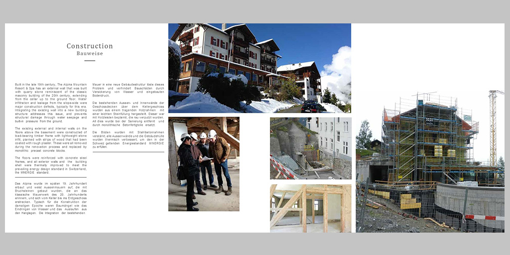 Refurbishment of the Jewel of Tschiertschen, The Alpina Mountain Resort & Spa