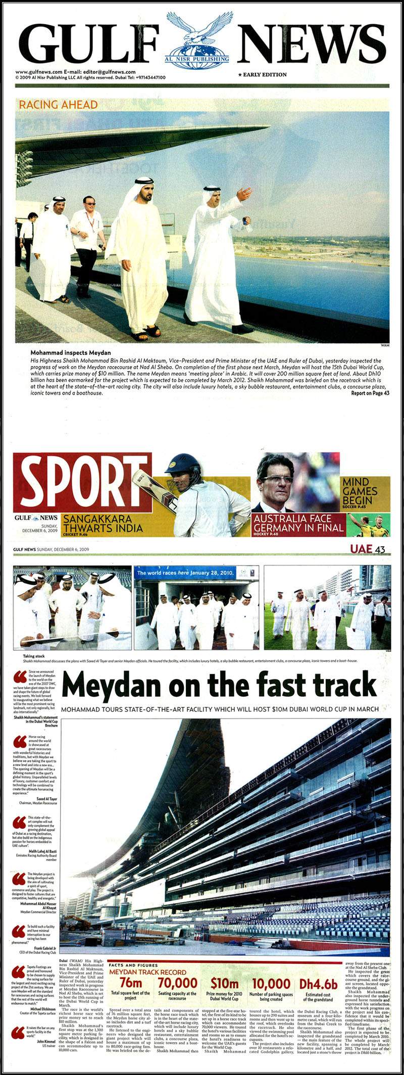The Royal Visit to Meydan