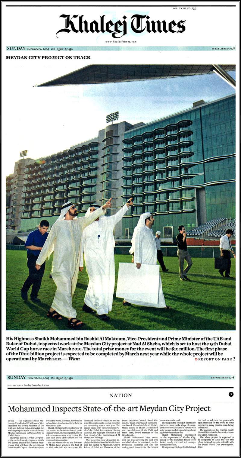 The Royal Visit to Meydan
