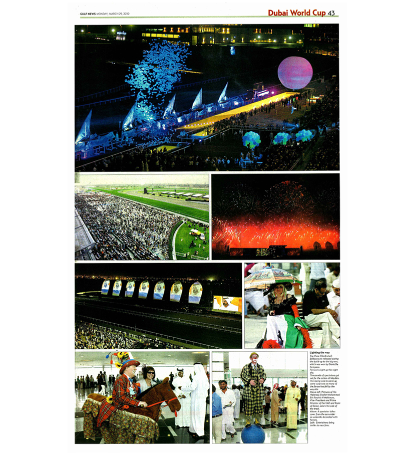 Dubai World Cup 2010 Opening Ceremony