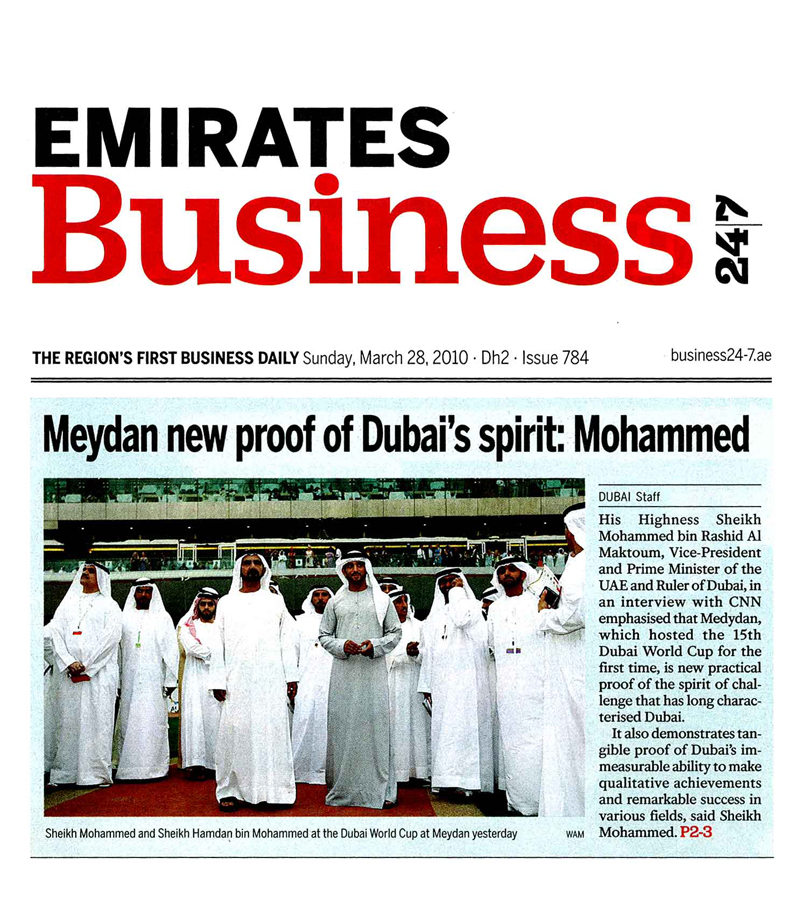 Dubai World Cup 2010 Opening Ceremony