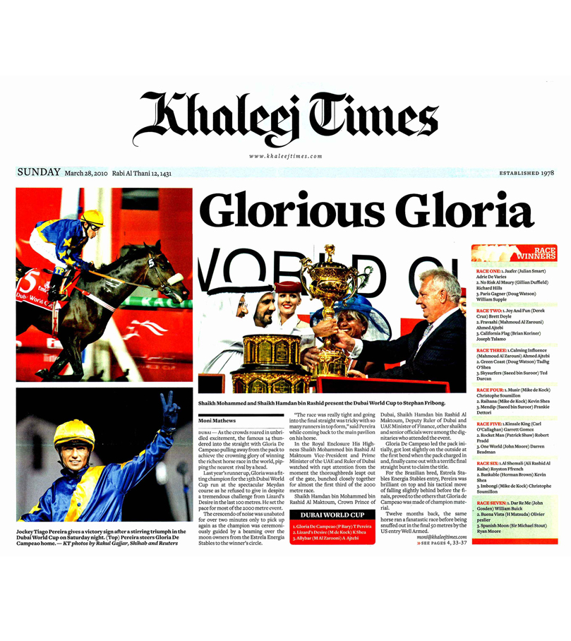 Dubai World Cup 2010 Opening Ceremony